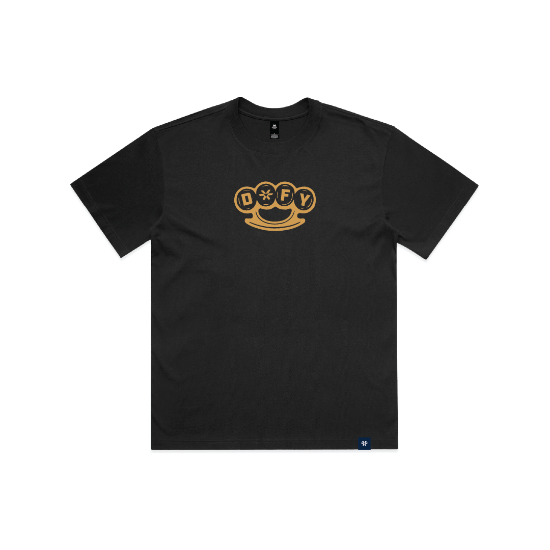 Defy Brass Knuckles | Box Tee Black
