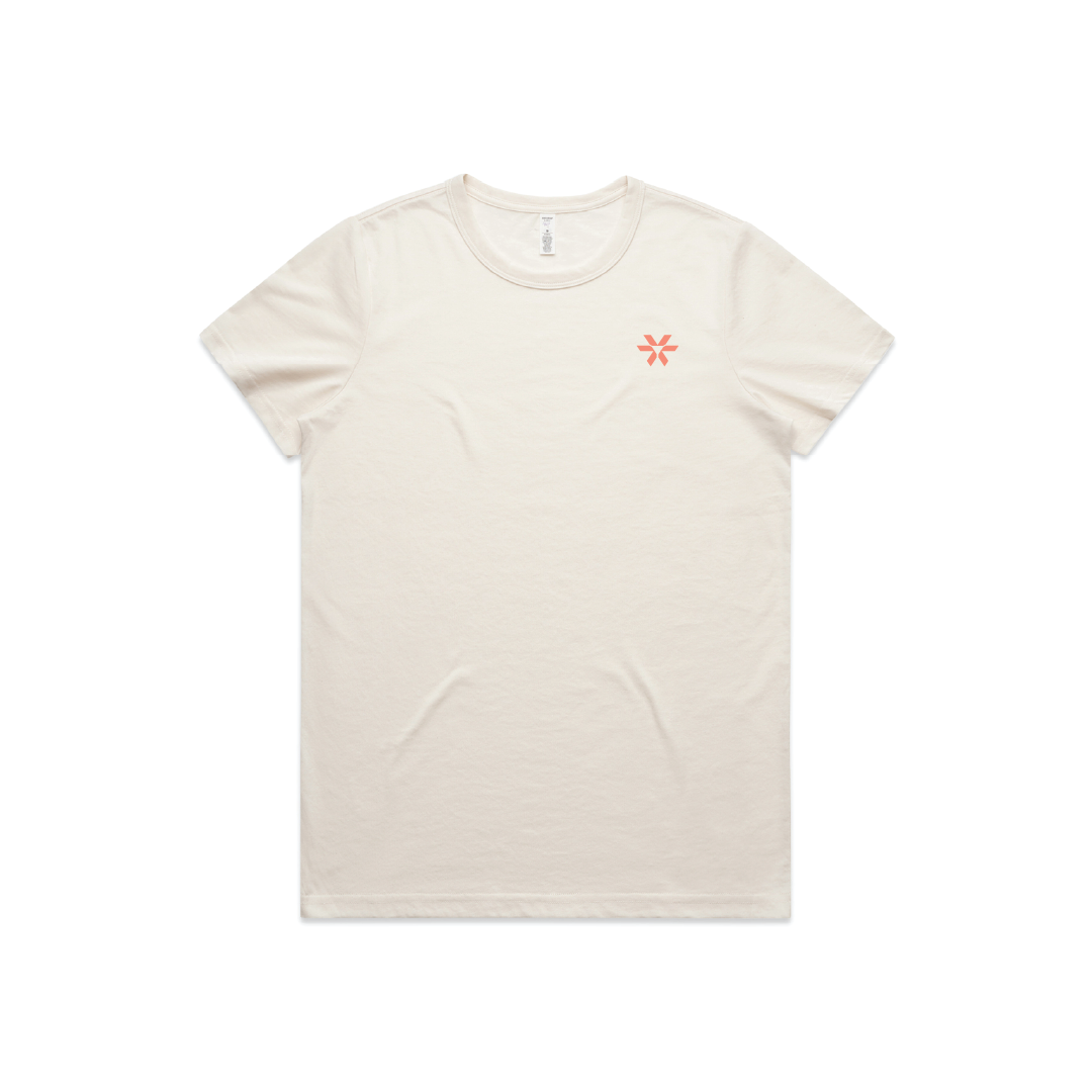 Wayfinder - Women's Maple Active Blend Tee - Ecru