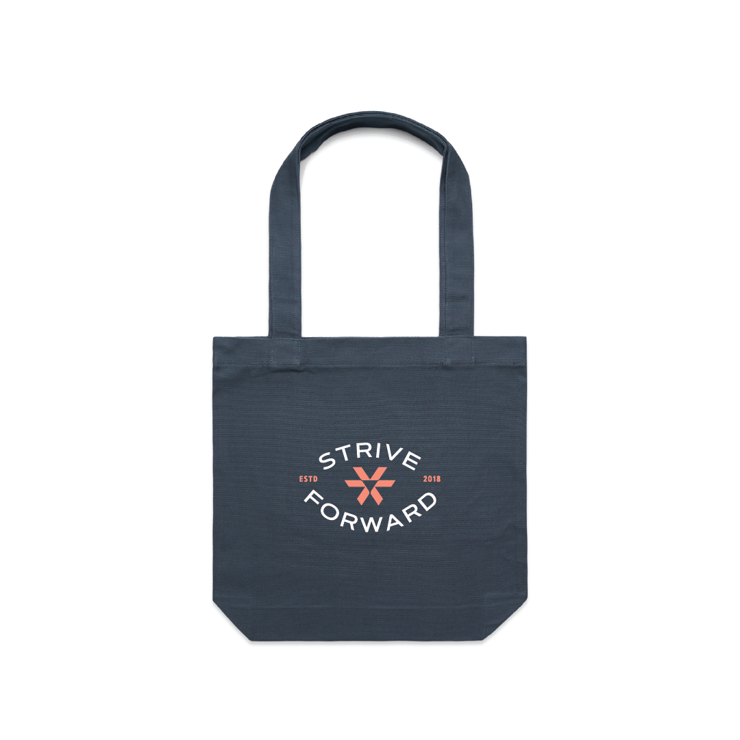 Strive Forward Badge - Carrier Tote Bag
