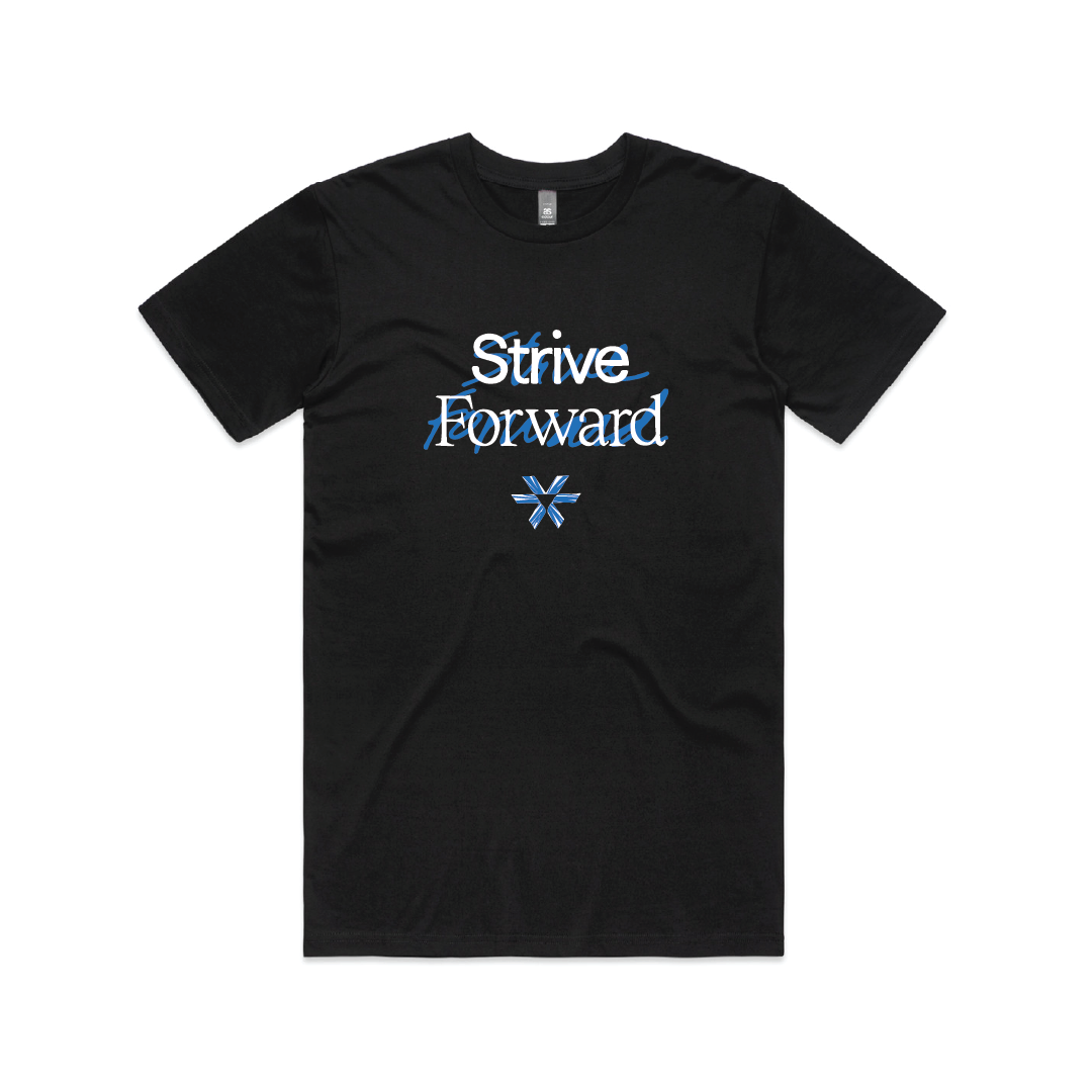 Strive Forward Scribble Staple Tee