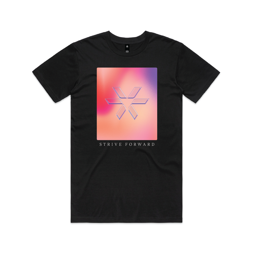 Strive Forward Photo - Staple Tee - Black