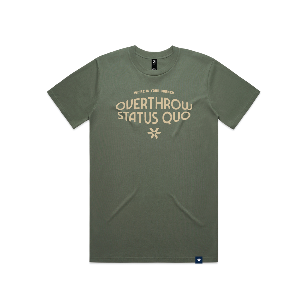Overthrow Status Quo | Classic Tee Cypress