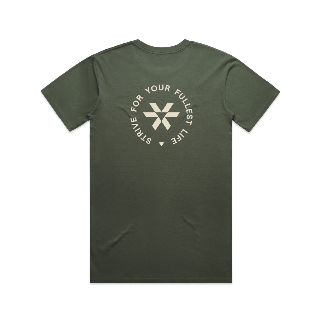 Strive For Your Fullest Life - Staple Tee - Cypress