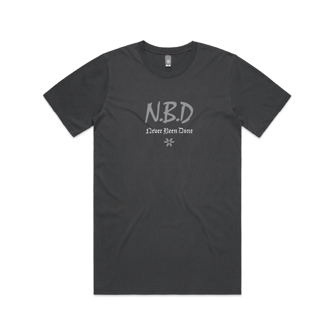 N.B.D. - Staple Tee - Faded Black