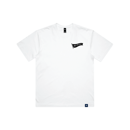 Defy The Odds Flag | Box Tee White