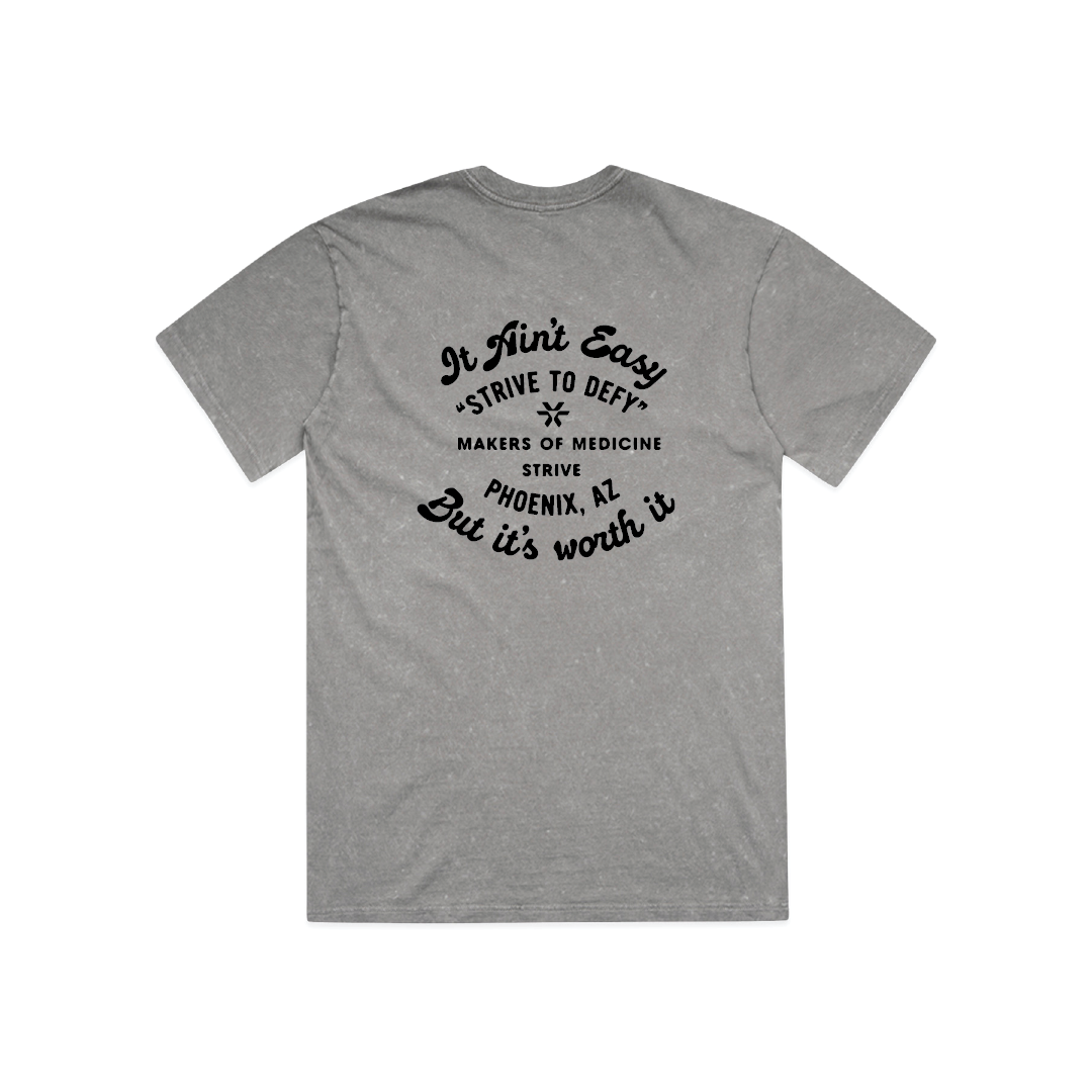 Defy The Odds Script | Stone Wash Heavy Tee