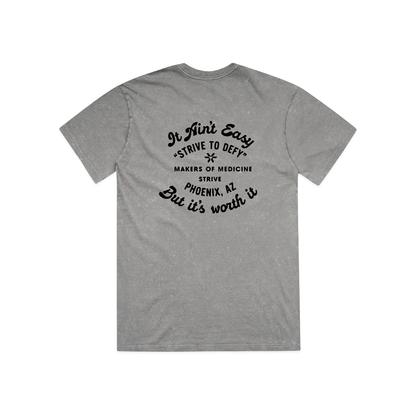 Defy The Odds Script | Stone Wash Heavy Tee