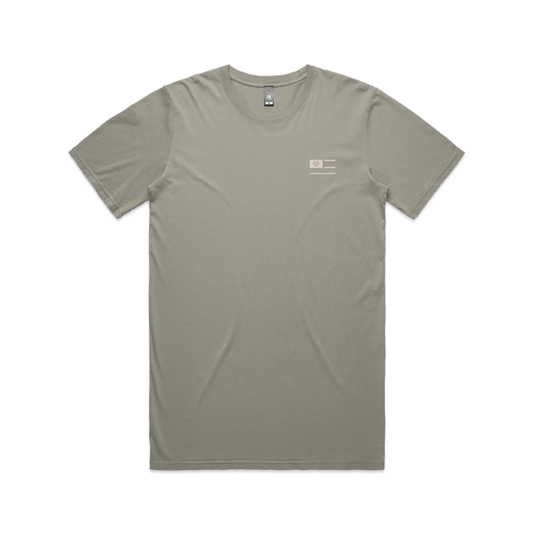 Rigorous Quality. Radical Outcomes. - Staple Tee - Eucalyptus