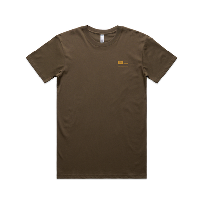 Rigorous Quality. Radical Outcomes. - Staple Tee - Walnut