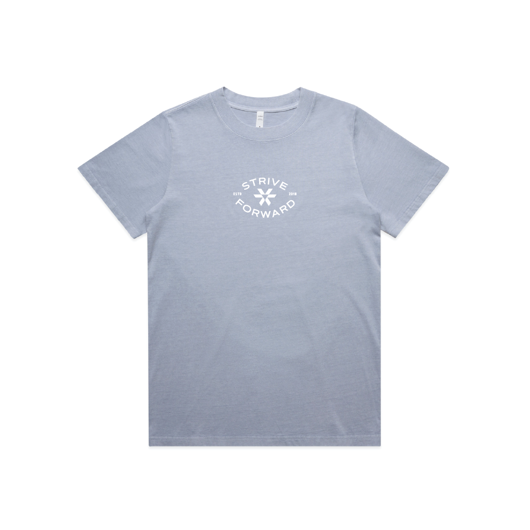 Strive Foward Badge - Women's Heavy Faded Tee